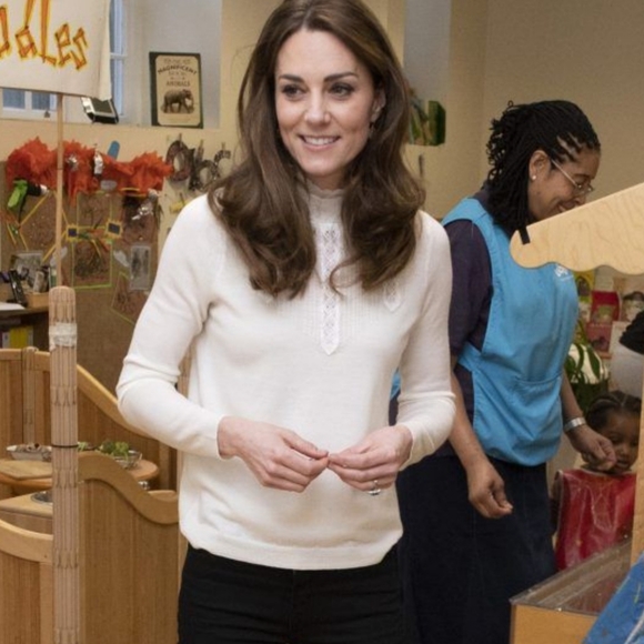 NWT Sezane Tulio Sweater in Ecru in Size S - Picture 2 of 7